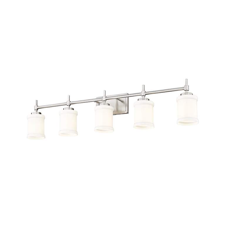Image 4 Cadoc by Z-Lite Brushed Nickel 40.5 inch 5 Light Vanity more views