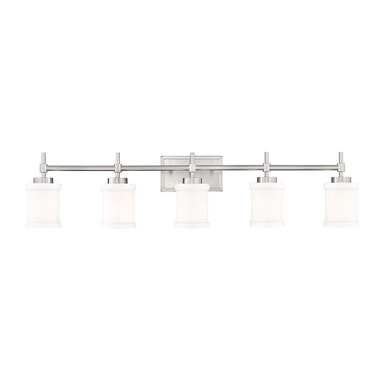 Image 5 Cadoc by Z-Lite Brushed Nickel 40.5 inch 5 Light Vanity more views