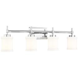 Cadoc by Z-Lite Chrome 31.5 inch 4 Light Vanity