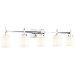 Cadoc by Z-Lite Chrome 40.5 inch 5 Light Vanity