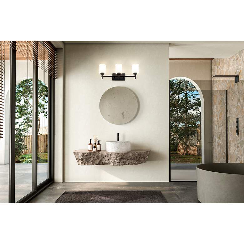 Image 4 Cadoc by Z-Lite Matte Black 23.5 inch 3 Light Vanity more views