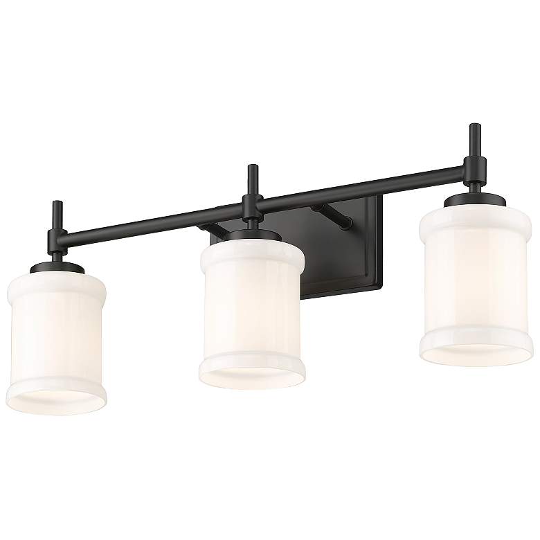 Image 5 Cadoc by Z-Lite Matte Black 23.5 inch 3 Light Vanity more views