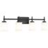 Cadoc by Z-Lite Matte Black 31.5 inch 4 Light Vanity