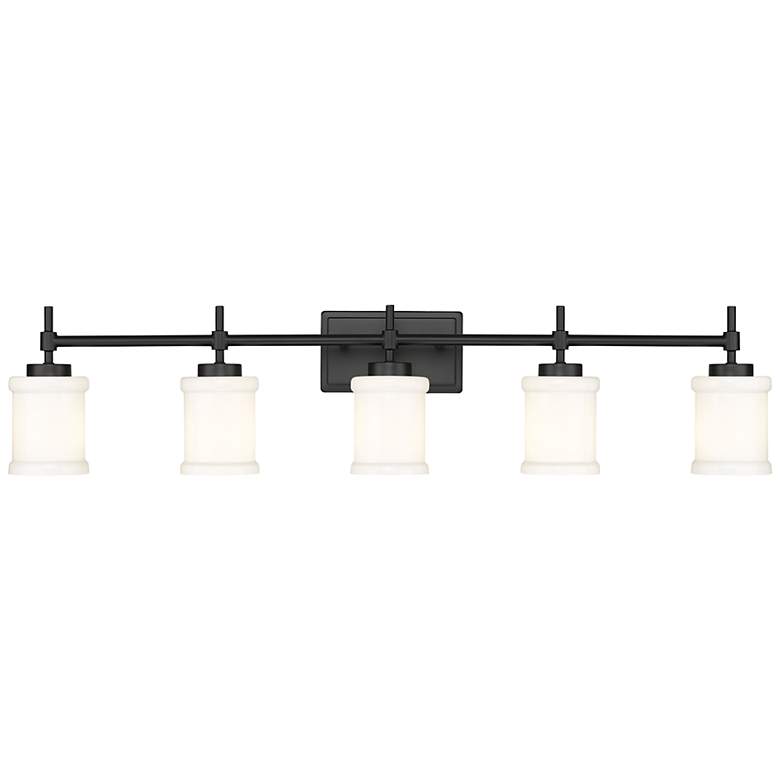 Image 6 Cadoc by Z-Lite Matte Black 40.5 inch 5 Light Vanity more views