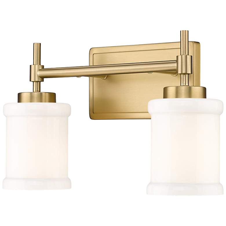Image 2 Cadoc by Z-Lite Modern Gold 15 inch 2 Light Vanity