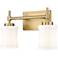 Cadoc by Z-Lite Modern Gold 15 inch 2 Light Vanity