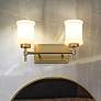1_Cadoc by Z-Lite Modern Gold 15 inch 2 Light Vanity
