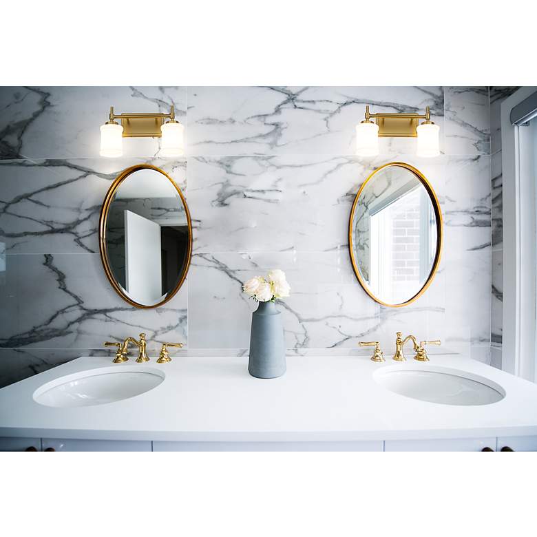 Image 4 Cadoc by Z-Lite Modern Gold 15 inch 2 Light Vanity more views