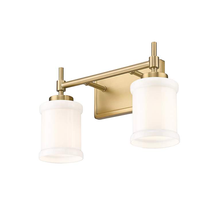 Image 5 Cadoc by Z-Lite Modern Gold 15 inch 2 Light Vanity more views