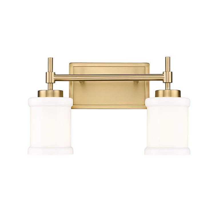Image 6 Cadoc by Z-Lite Modern Gold 15 inch 2 Light Vanity more views
