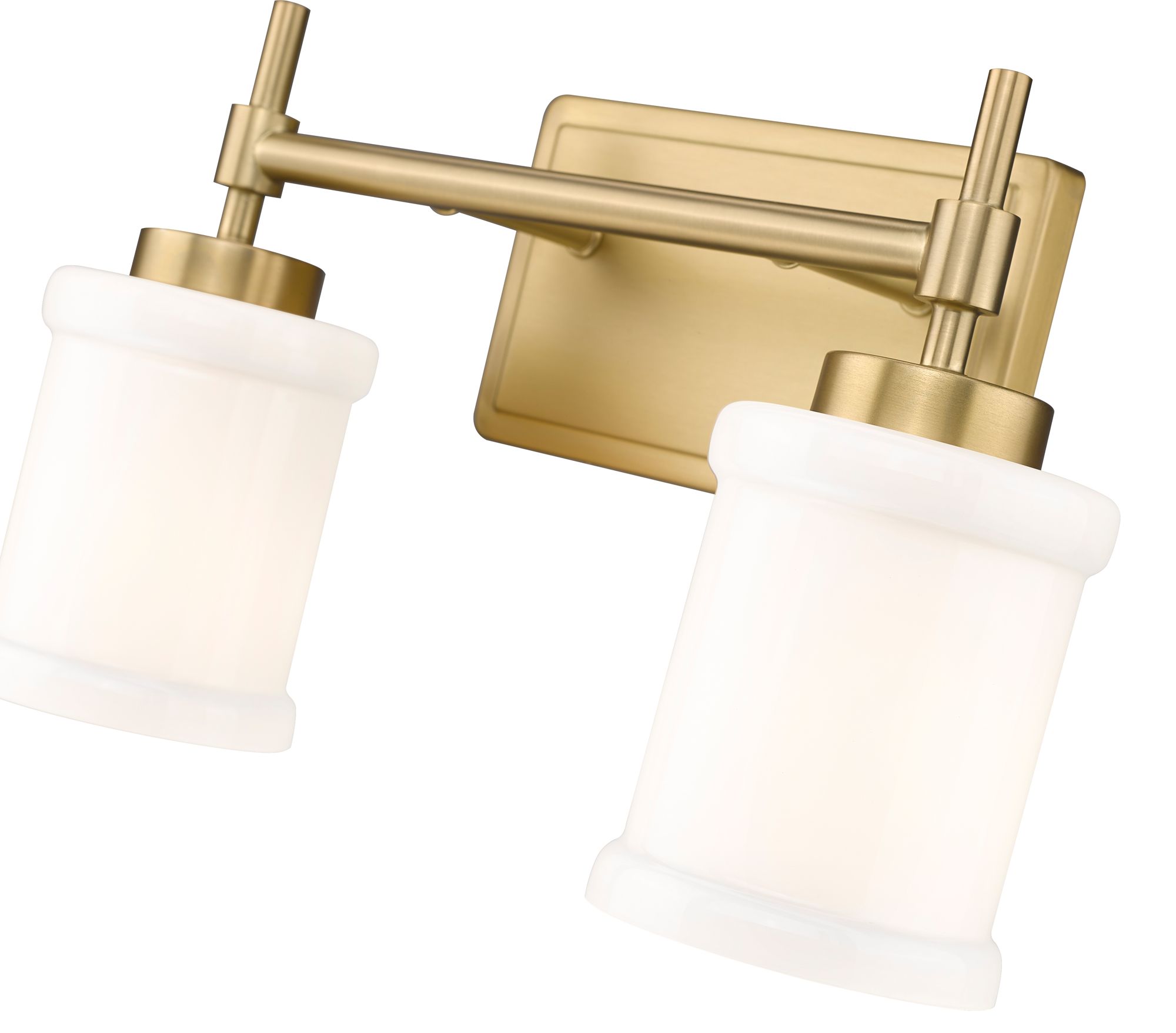 Image 7 Cadoc by Z-Lite Modern Gold 15 inch 2 Light Vanity more views