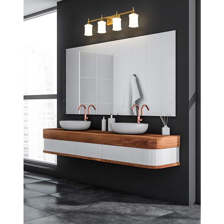 Image 3 Cadoc by Z-Lite Modern Gold 31.5 inch 4 Light Vanity more views