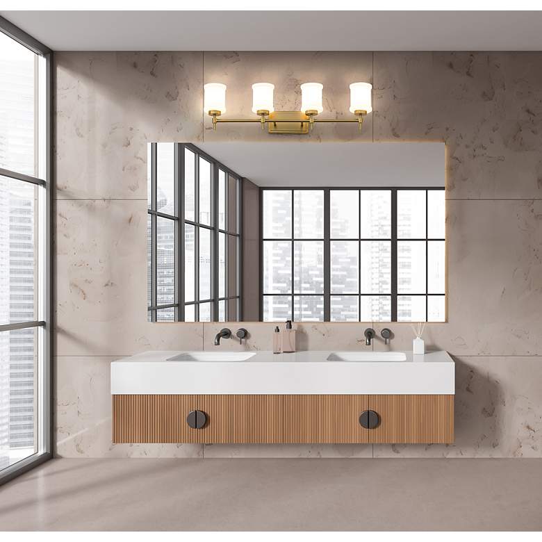 Image 4 Cadoc by Z-Lite Modern Gold 31.5 inch 4 Light Vanity more views