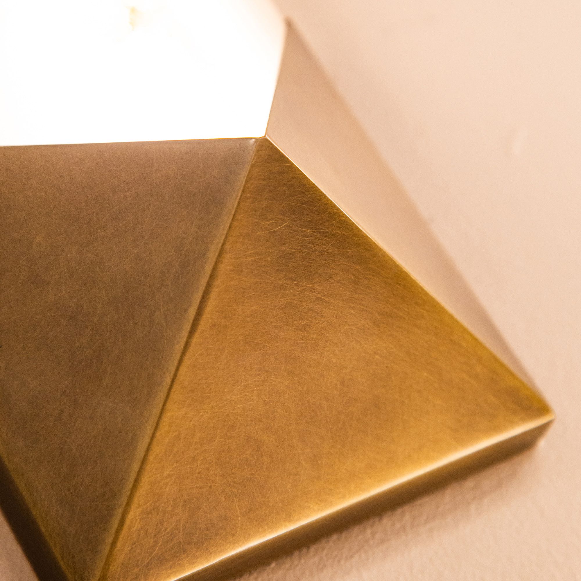 Image 4 Caesar 12" High Vintage Brass LED Wall Sconce more views