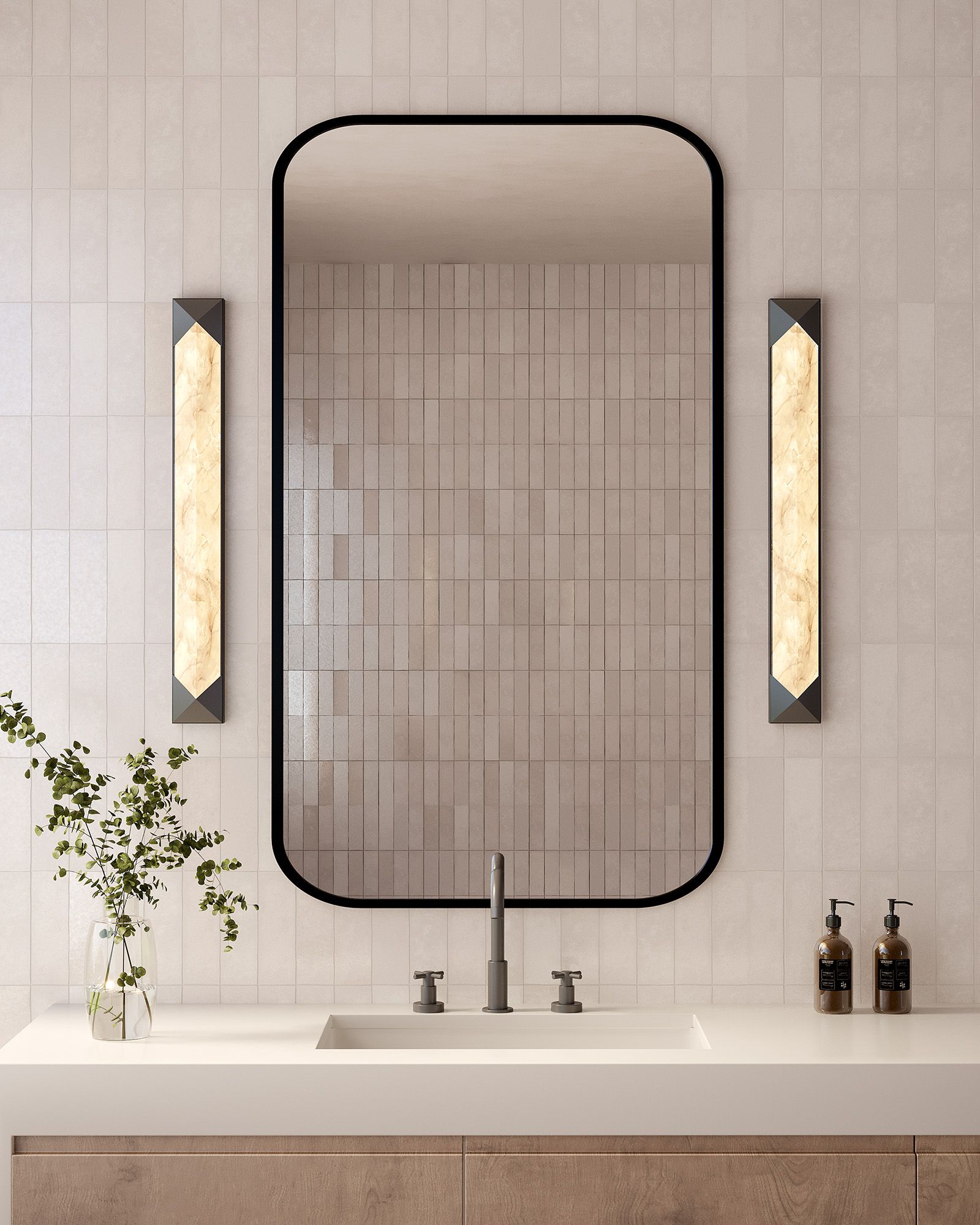 Image 3 Caesar 25" High Urban Bronze LED Wall Sconce more views