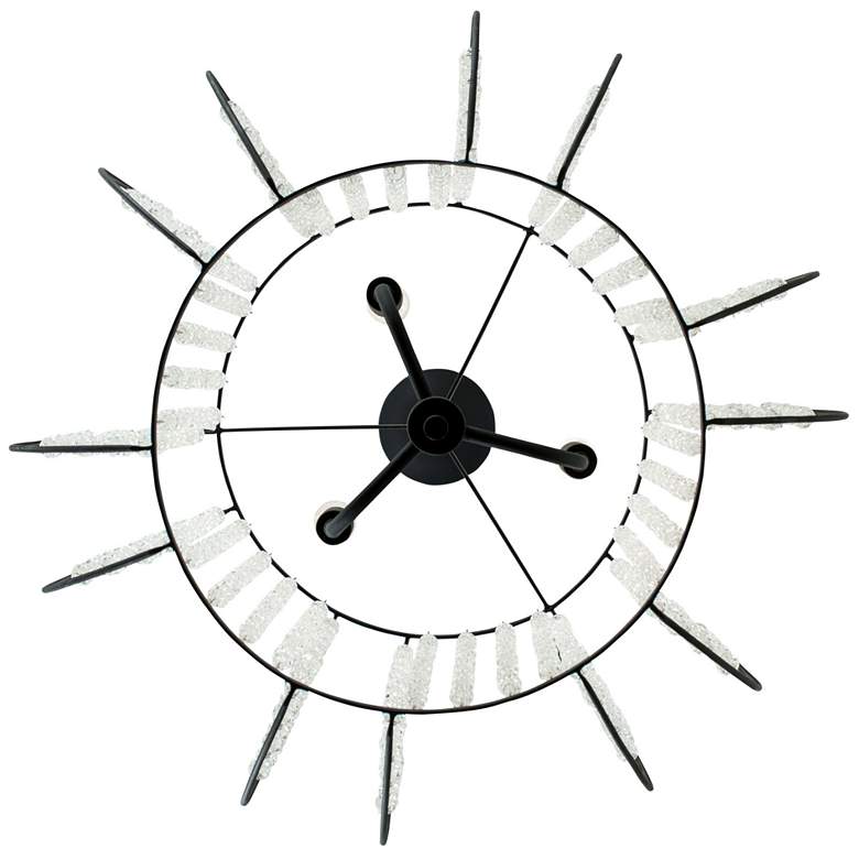 Image 3 Caesar Semi-Flush Ceiling Light 3-Lt Pendant - Carbon more views