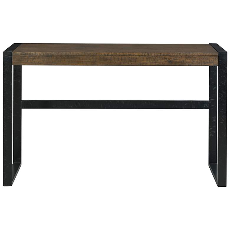 Image 4 Caesar Walnut Wood 4-Piece Occasional Table and Stool Set more views