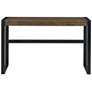 4_Caesar Walnut Wood 4-Piece Occasional Table and Stool Set more views