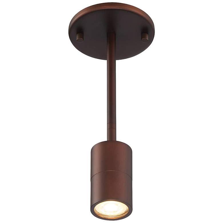 Image 4 Cafe 1 Light LED Wall Or Ceiling Spotlight - Bronze more views