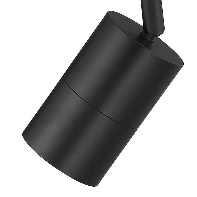 Image 2 Cafe 2 1/2 inch Wide Matte Black LED Wall/Ceiling Spotlight more views