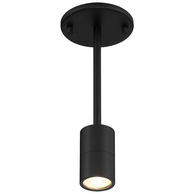 Image 3 Cafe 2 1/2 inch Wide Matte Black LED Wall/Ceiling Spotlight more views