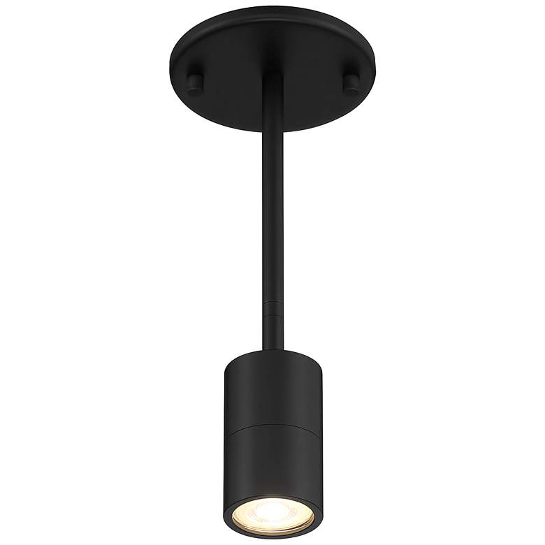 Image 4 Cafe 2 1/2 inch Wide Matte Black LED Wall/Ceiling Spotlight more views