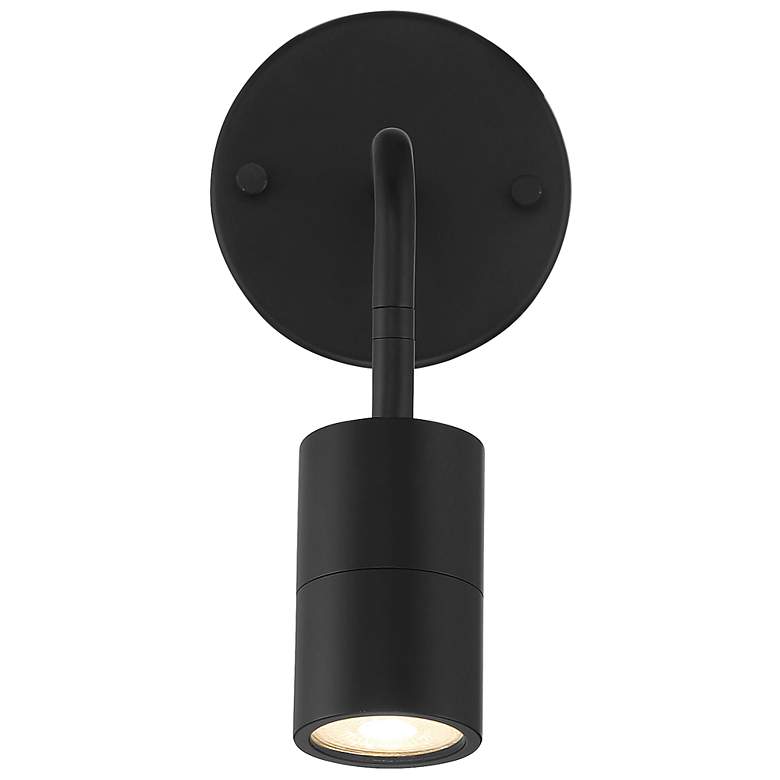 Image 4 Cafe 2 1/2 inch Wide Matte Black LED Wall/Ceiling Spotlight more views