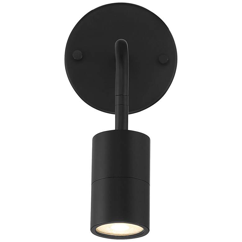 Image 5 Cafe 2 1/2 inch Wide Matte Black LED Wall/Ceiling Spotlight more views