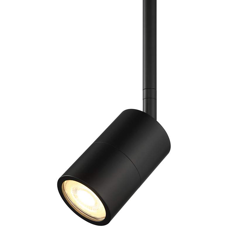 Image 6 Cafe 2 1/2" Wide Matte Black LED Wall/Ceiling Spotlight more views