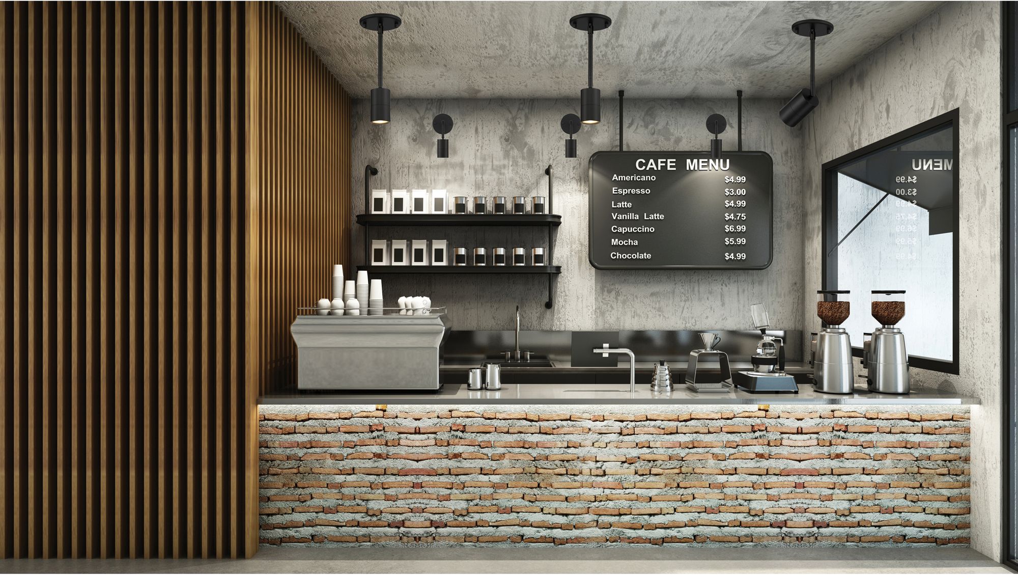 Cafe 2 1/2" Wide Matte Black LED Wall/Ceiling Spotlight