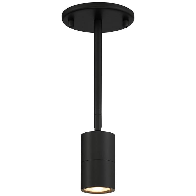 Image 7 Cafe 2 1/2 inch Wide Matte Black LED Wall/Ceiling Spotlight more views