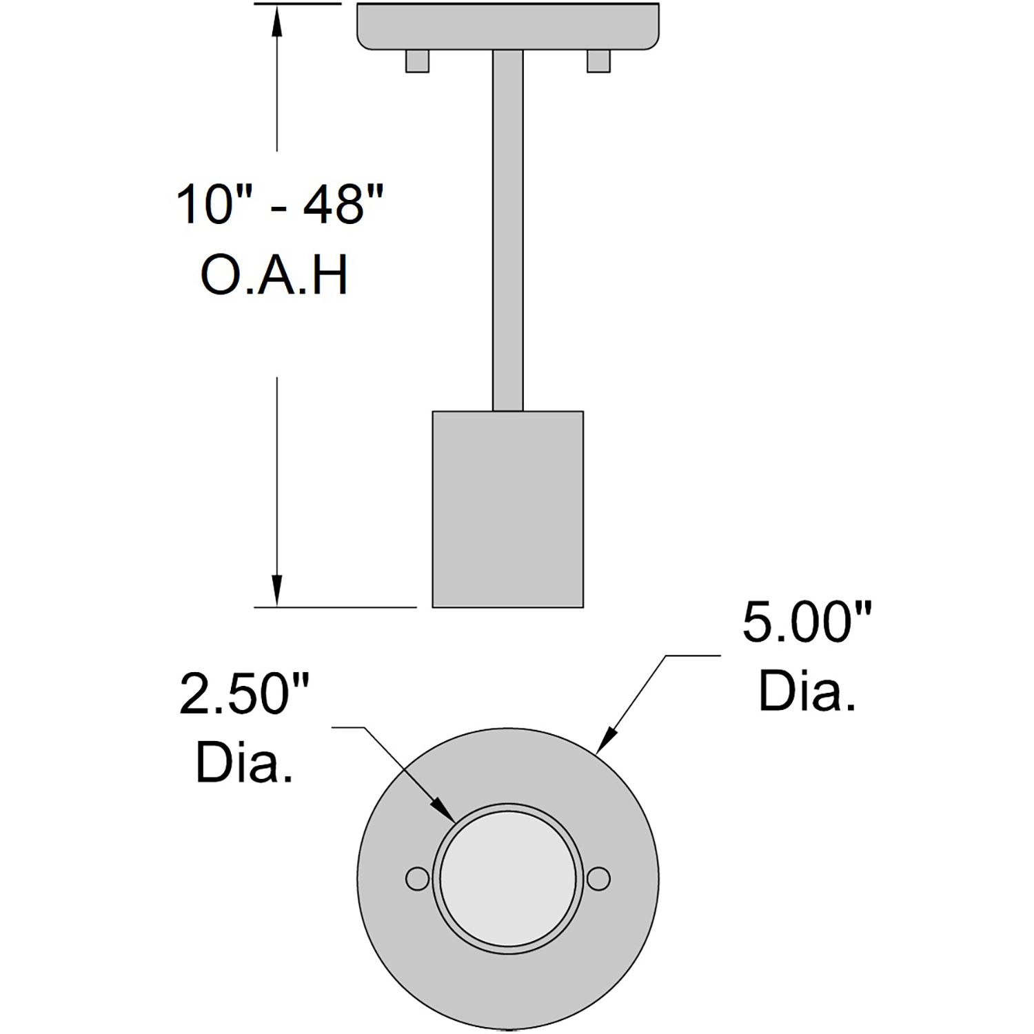 Cafe 2 1/2" Wide Matte Black LED Wall/Ceiling Spotlight