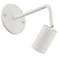 Cafe Dual Mount 3 1/2" High Matte White LED Wall Sconce