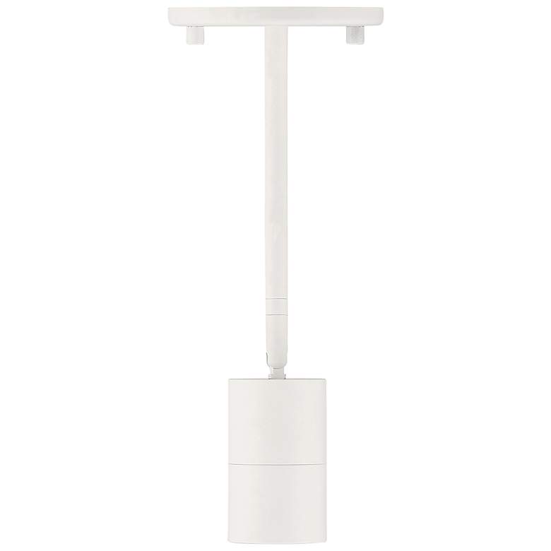 Image 3 Cafe Dual Mount 3 1/2" High Matte White LED Wall Sconce more views