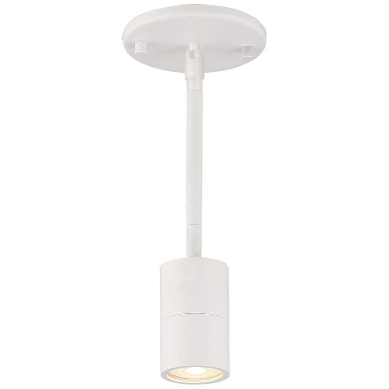 Image 5 Cafe Dual Mount 3 1/2" High Matte White LED Wall Sconce more views