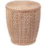 Caffey 18" Natural Round End Table