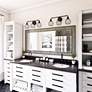 6_Cagney 25" Wide 3-Light Industrial Black Vanity Light more views