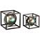 Cago Set of 2 Metal Cubes Table Decor