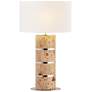 Cahill 28" High 1-Light Table Lamp - Natural Burl - Includes LED Bulb