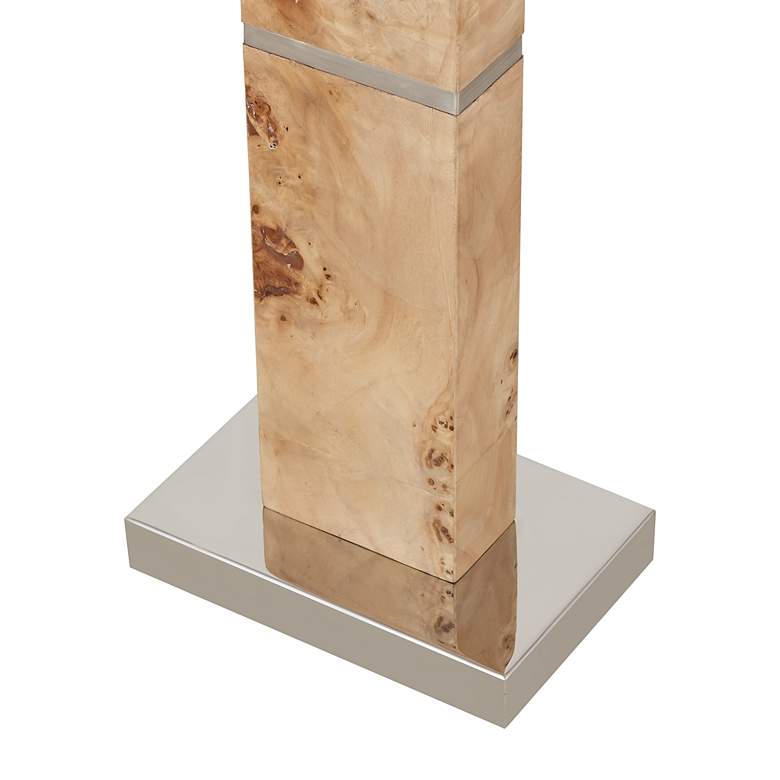 Image 7 Cahill Natural Burl Wood Blocks LED Floor Lamp more views