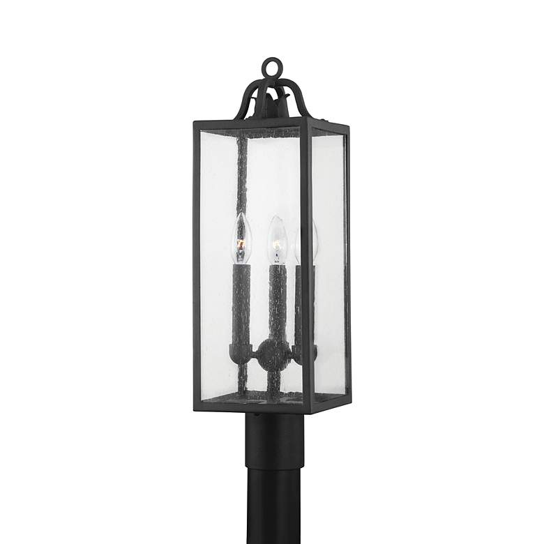 Image 1 Caiden 22" High Forged Iron Outdoor Post Light