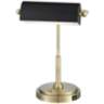 Caileb Antique Brass Banker Piano USB LED Desk Lamp