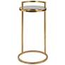 Cailin 26-in H Gold Accent Table