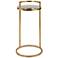 Cailin 26-in H Gold Accent Table