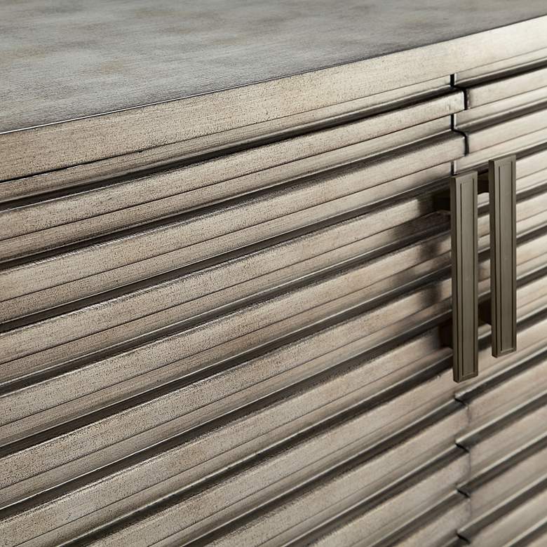 Image 3 Cain 36" Wide Reclaimed Distressed Gray Wood Accent Chest more views