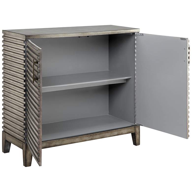 Image 4 Cain 36" Wide Reclaimed Distressed Gray Wood Accent Chest more views