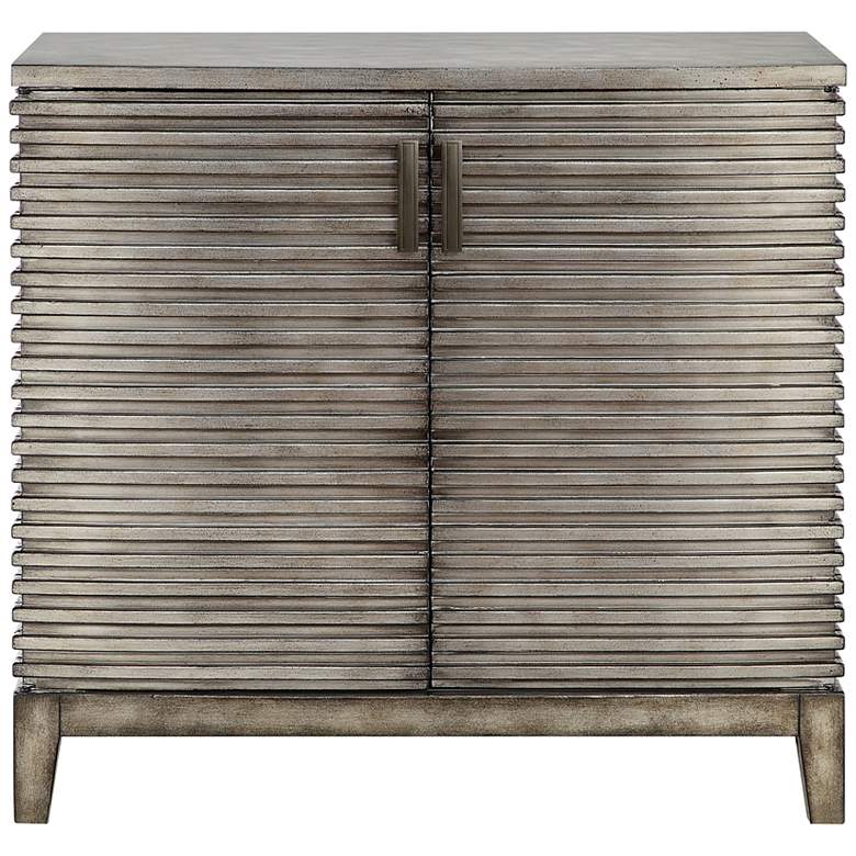 Image 5 Cain 36 inch Wide Reclaimed Distressed Gray Wood Accent Chest more views