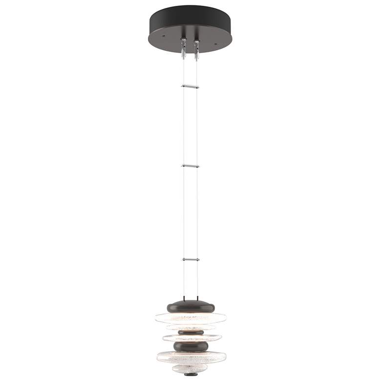Image 1 Cairn 6" Wide Oil Rubbed Bronze Standard Mini-Pendant