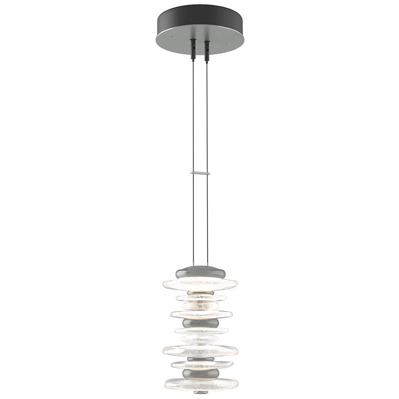 Image 1 Cairn Large Mini Pendant - Vintage Platinum Finish - Standard Height