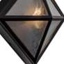 Thumbnail3 of Cairo 11-in 1 Light Black/Ribbed Glass Outdoor Wall 60W Alora more views